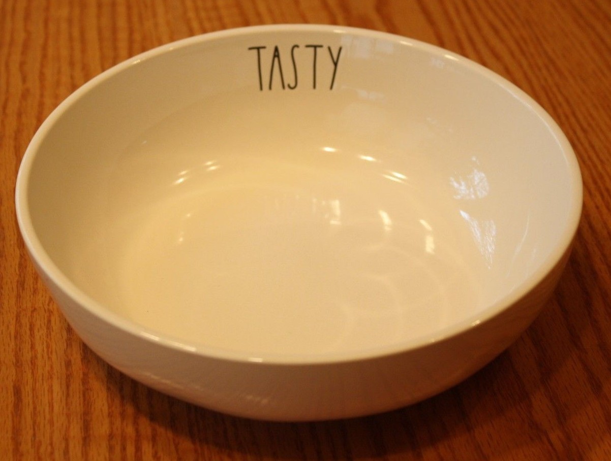WONDERFUL NEW RAE DUNN MAGENTA TASTY PASTA BOWL VALENTINES DAY GIFT ENJOY