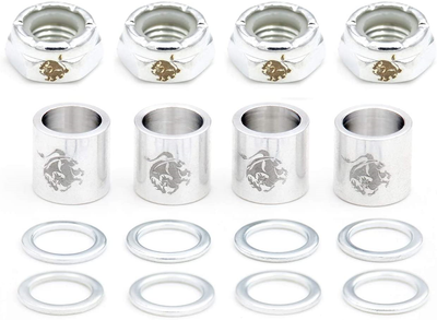 BESPEED Precision Truck Hardware Kit for Skateboard & Longboards 4 Precision 4 8