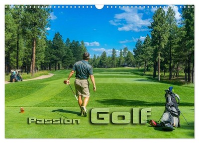 Passion Golf (Wandkalender 2026 DIN A3 quer), CALVENDO Monatskalender