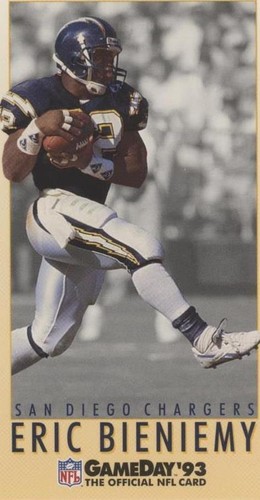 1993 Fleer GameDay Eric Bieniemy #212