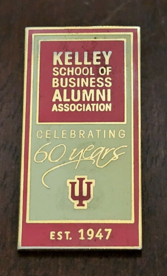 Kelley School of Business Alumni Association Lapel Pin Celebrating 60 Years