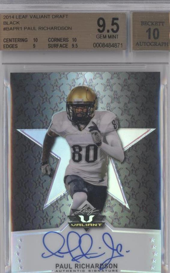 Leaf Valiant Paul Richardson 2014 #BA-PR1