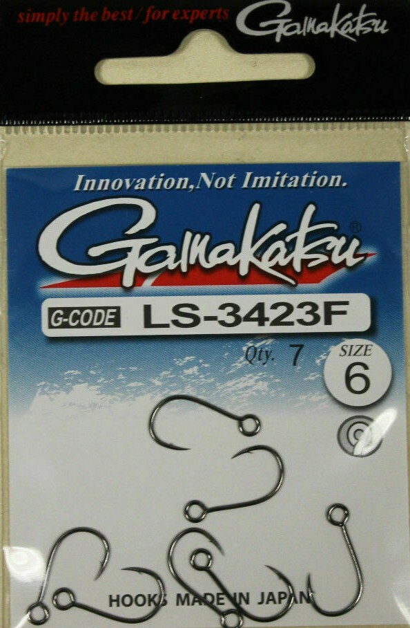Gamakatsu LS - 3423 F Hook Haken Angelhaken Einzeln verschiedene Größen