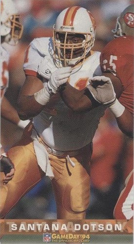 1994 Fleer GameDay Santana Dotson #393