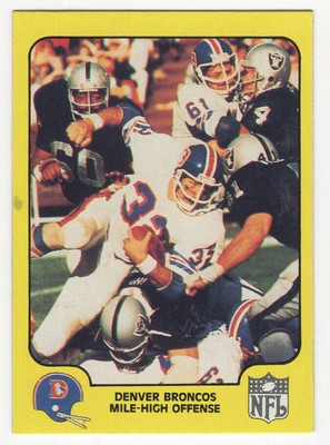 1978 Fleer Team Action Denver Broncos Football Card #15 - Free Shipping
