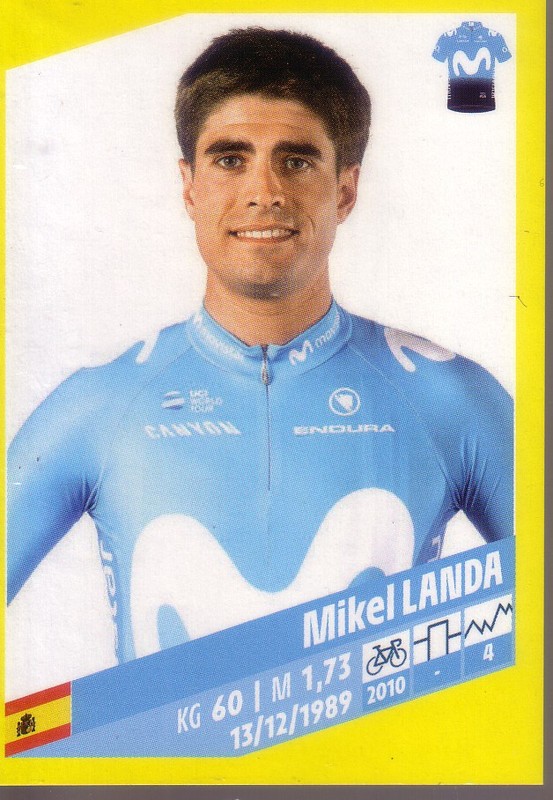 Sticker Panini Tour De France 2019 Mikel Landa Movistar # 243