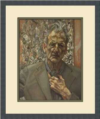 Lucian Freud Self-Portrait Reflection Custom Framed Print