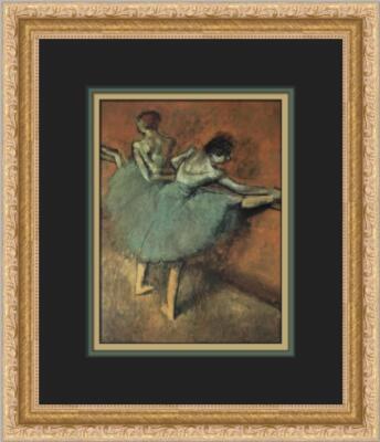 Edgar Degas Dancers at the Barre II Custom Framed Print 