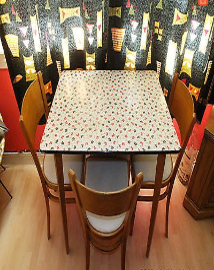 Vintage Formica 1950 60s Dining Table And Chairs In Dumbarton