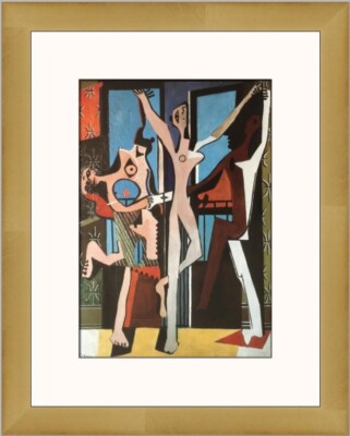 Pablo Picasso The Three Dancers Custom Framed Print