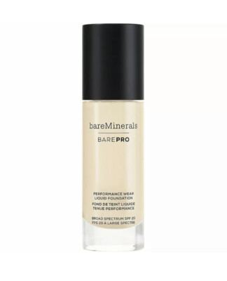 bareminerals BarePro Performance Wear Liquid Foundation SPF 20 FAIR 01 1 oz New