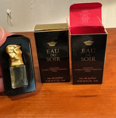 Lot Of 2 SISLEY EAU DU SOIR 2ML EDP  MINI SPLASH NEW WITH BOX