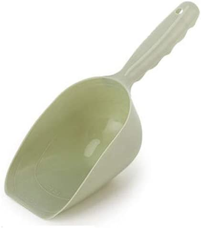 1-Cup Pet Food Scoop, Lines for 1/2 Cup and 1 Cup Dog Puppy Cat Bird Rabbit Plas