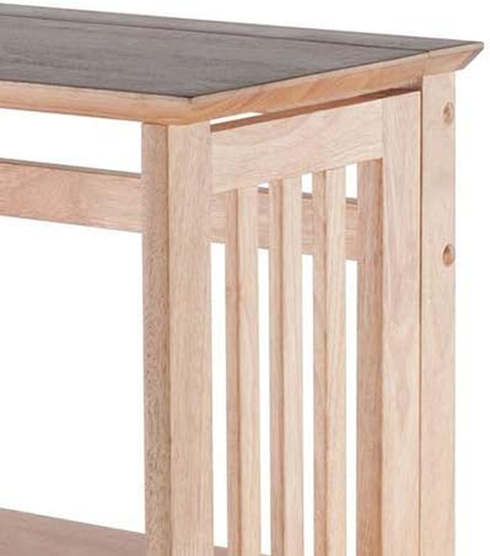 Folding Wooden Bookshelf 4 Tier 42" Wood Book Stand Storage Shelves Display Rack