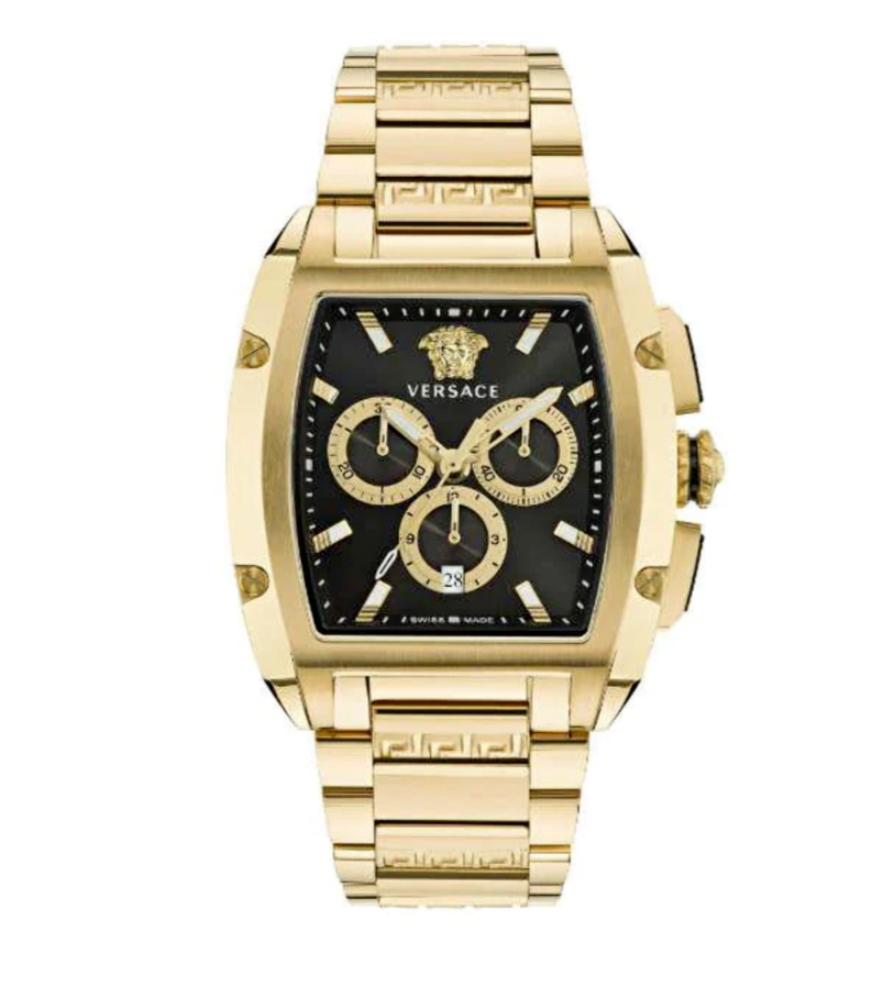 Versace Men's VE6H00523 Dominus Swiss Quartz IPG Steel Chronograph Watch |  eBay