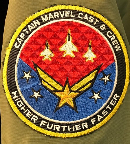 CAPTAIN MARVEL - CREW JACKET - XL - FLIGHT JACKET - NEW