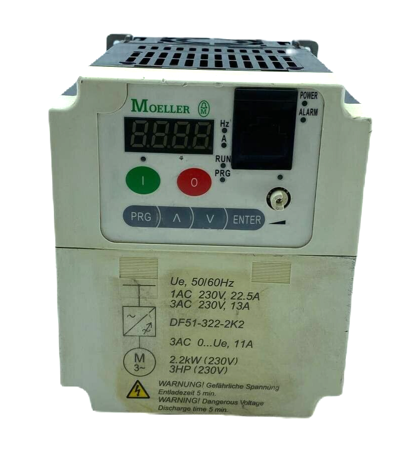 Moeller DF51-322-075 1HP周波数インバーターACドライブ0-400Hz
