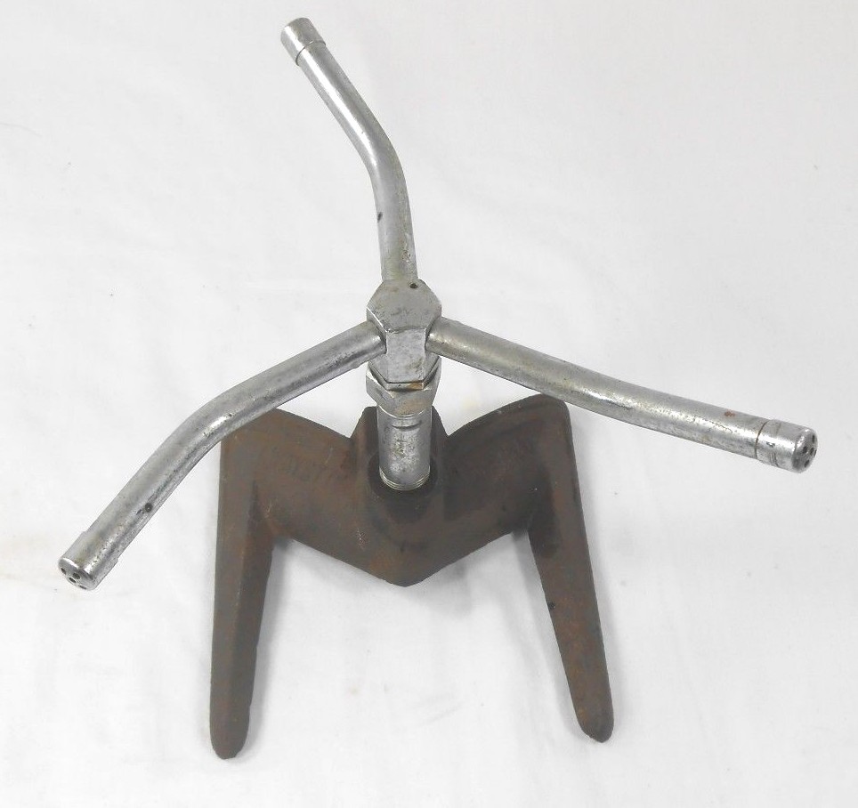 Vintage Lafayette Sprinkler Mid Century Mod Garden Decor WORKS! Art Deco Look