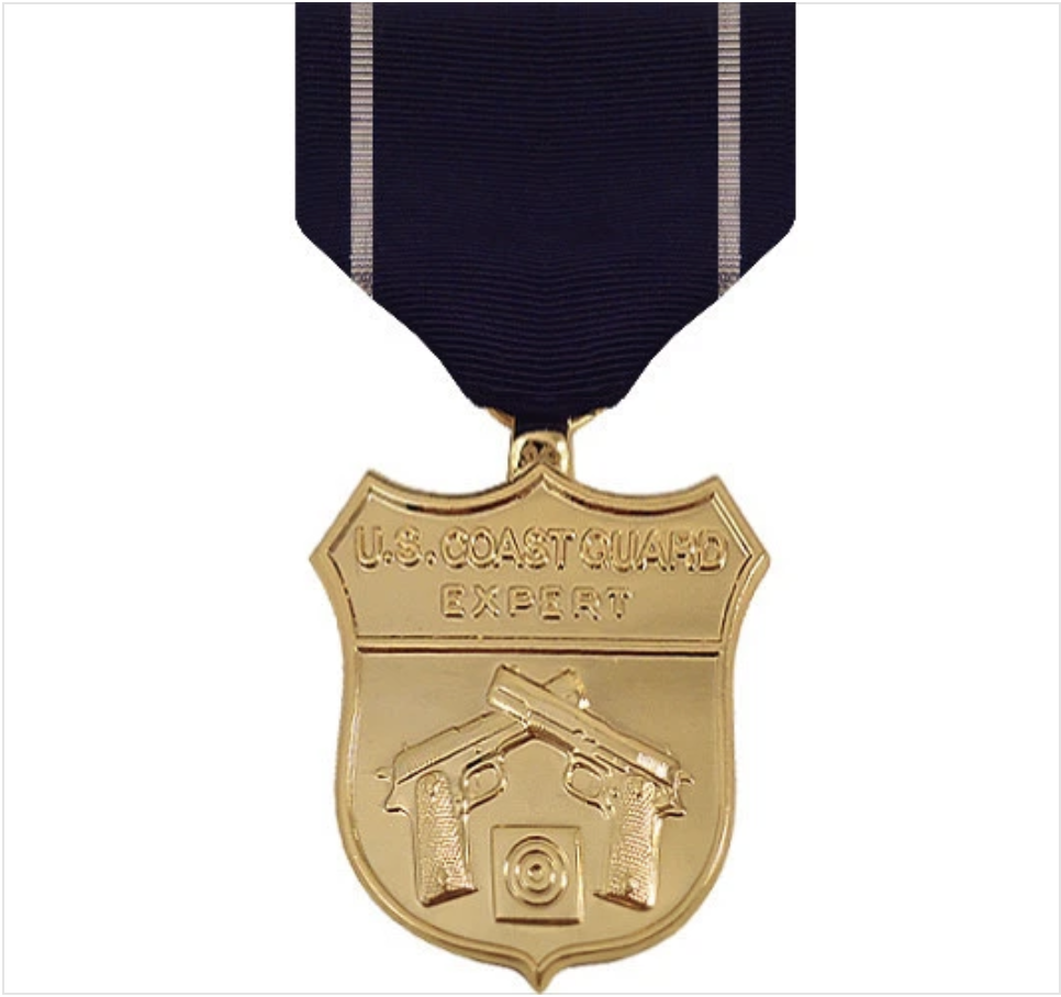 米海軍勲章 68 69 Expert Rifle.Pistol Medal Navy Expert