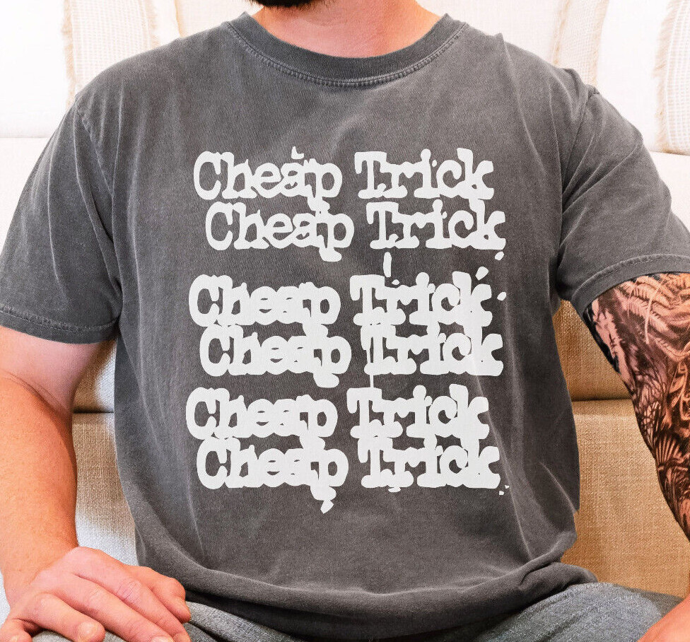 Cheap Trick Tシャツ ビンテージ　L Cheap Trick T-Shirt 70s 80s Rock Band Vintage Black Comfort