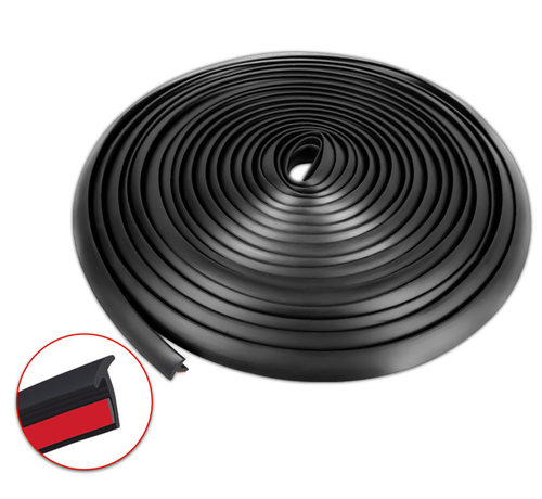 5M Universal Car Rubber Sealing Strip Seal Weatherstrip Edge Trim Slanted T-Type