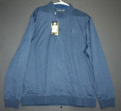 New Under Armour Men Golf Strom 1/4 zip Blue Pull over Shirt jacket  XXL $69.99
