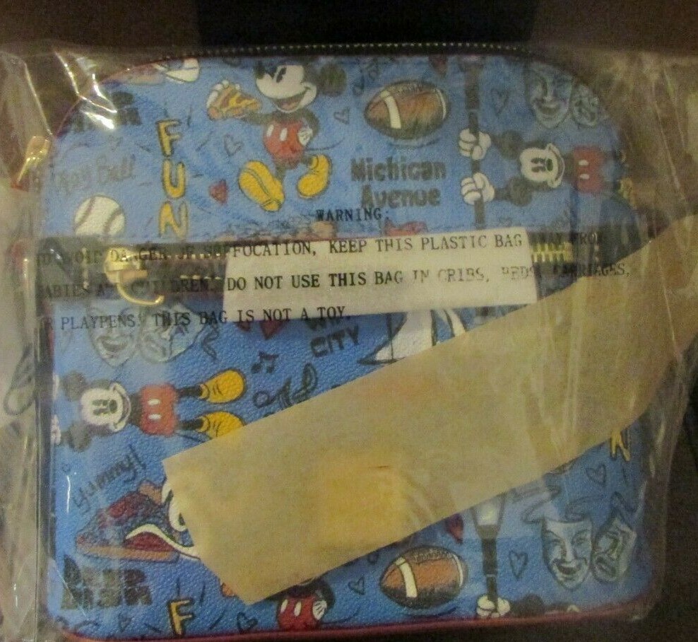 BRAND NEW Dooney & Bourke Disney Mickey Mouse Chicago Travel Satchel