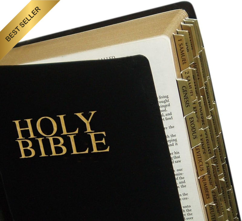 Bible Tabs - Solid Gold - Old & New Inc Catholic Books: Bible Indexing Tabs