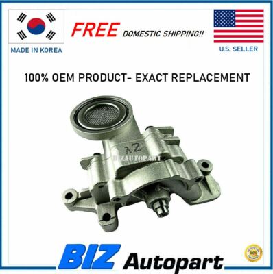 GENUINE ! ENGINE OIL PUMP for 2010-2019 HYUNDAI KIA 3.3L 3.5L OE# 21310-3CBA0