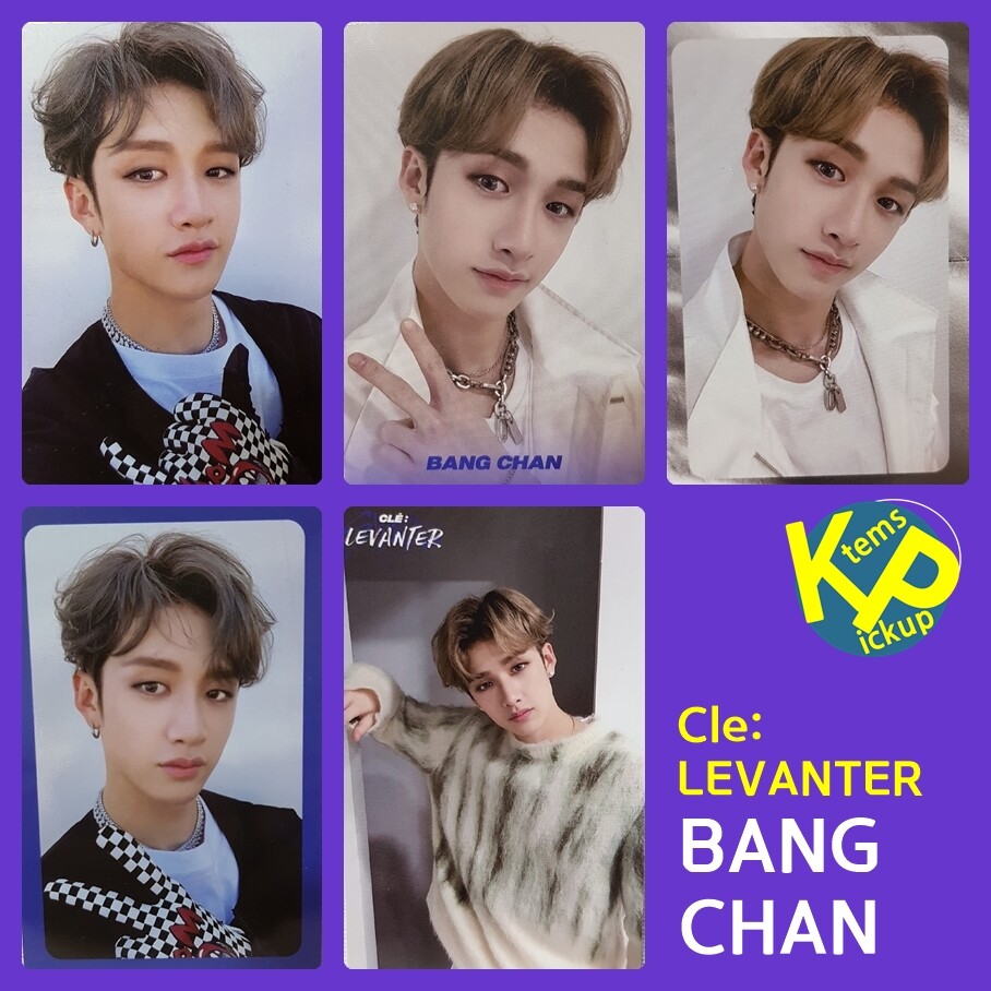 LEVANTER 限定版 レンチキュラー バンチャン トレカ Stray Kids BANG CHAN Photocard Levanter Lenticular Limited