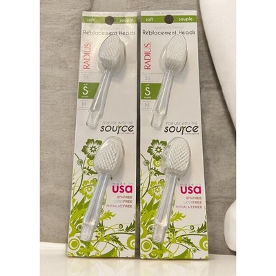 (2) Packs Radius For Adults Replacement Heads, Soft 2-pack Toothbrushes Source