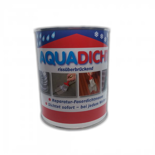 Aqua Dicht faserverstärkt dichtet sofort und überall- auch unter Wasser/1kg grau