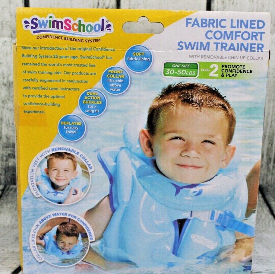 Swim School Fabric Lined Comfort Swim Trainer 30-50lbs Level 2 New in Box