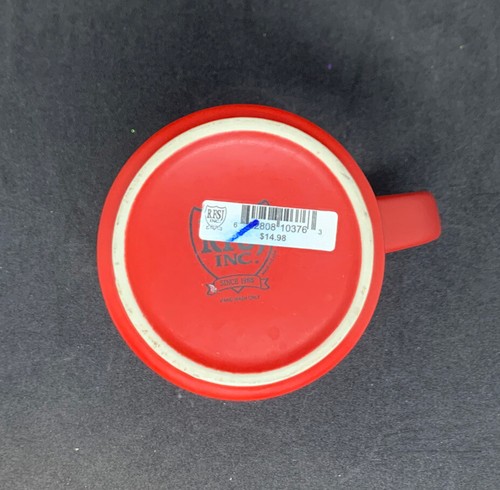 RFSJ Inc. Stanislaus State Coffee Tea Cup Mug Red Yellow