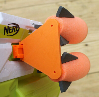 3D Printed Nerf Missile Holder for Nerf Demolisher / Modulus foam dart blaster