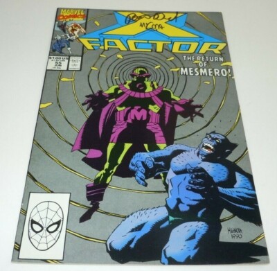 X-Factor #55 Comic Marvel DOUBLE SIGNED Peter David Mike Mignola 1st Print First