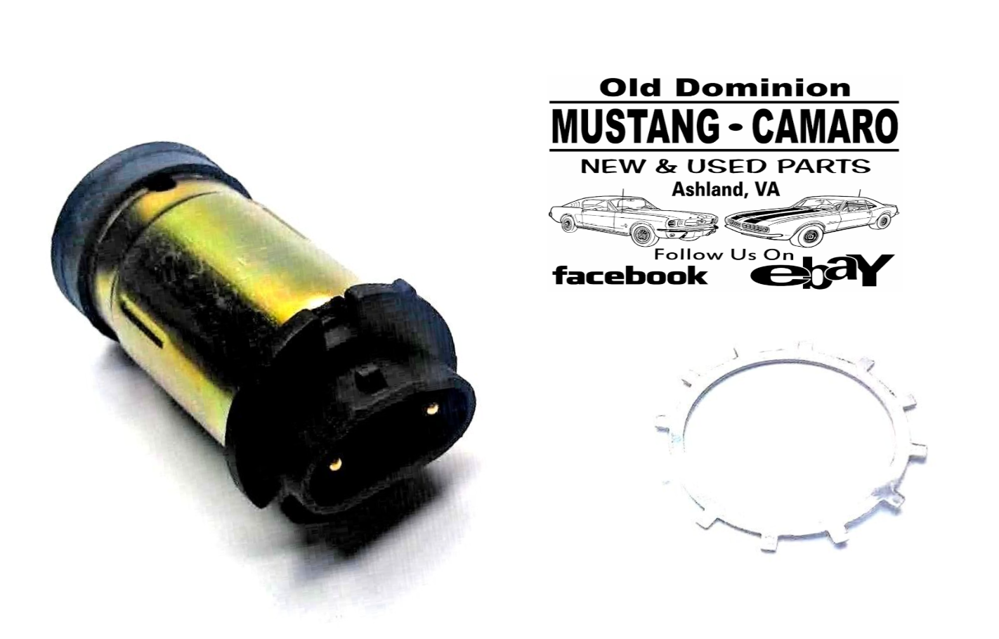 1969-1973 & 1979-1997 Ford Mustang Windshield Washer Pump – 12V, Daniel Carpenter Mustang Brand