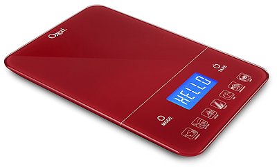 Ozeri Touch III 22 lb Digital Kitchen Scales with Calorie Counter, 3 Colors