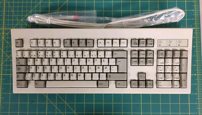 NOS NMB Hi-Tek Space Invader Keyboard - QWERTY Black Clicky - Danish Layout