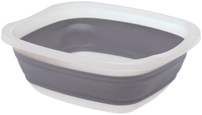 Progressive International CDT-1 Dish Pan Prepworks 10 Qt Cap Gray/White Plastic