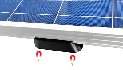 Magnetic Solar Panel Mount Bracket, 700 lbs (per set), for sheds, roofs, boats,