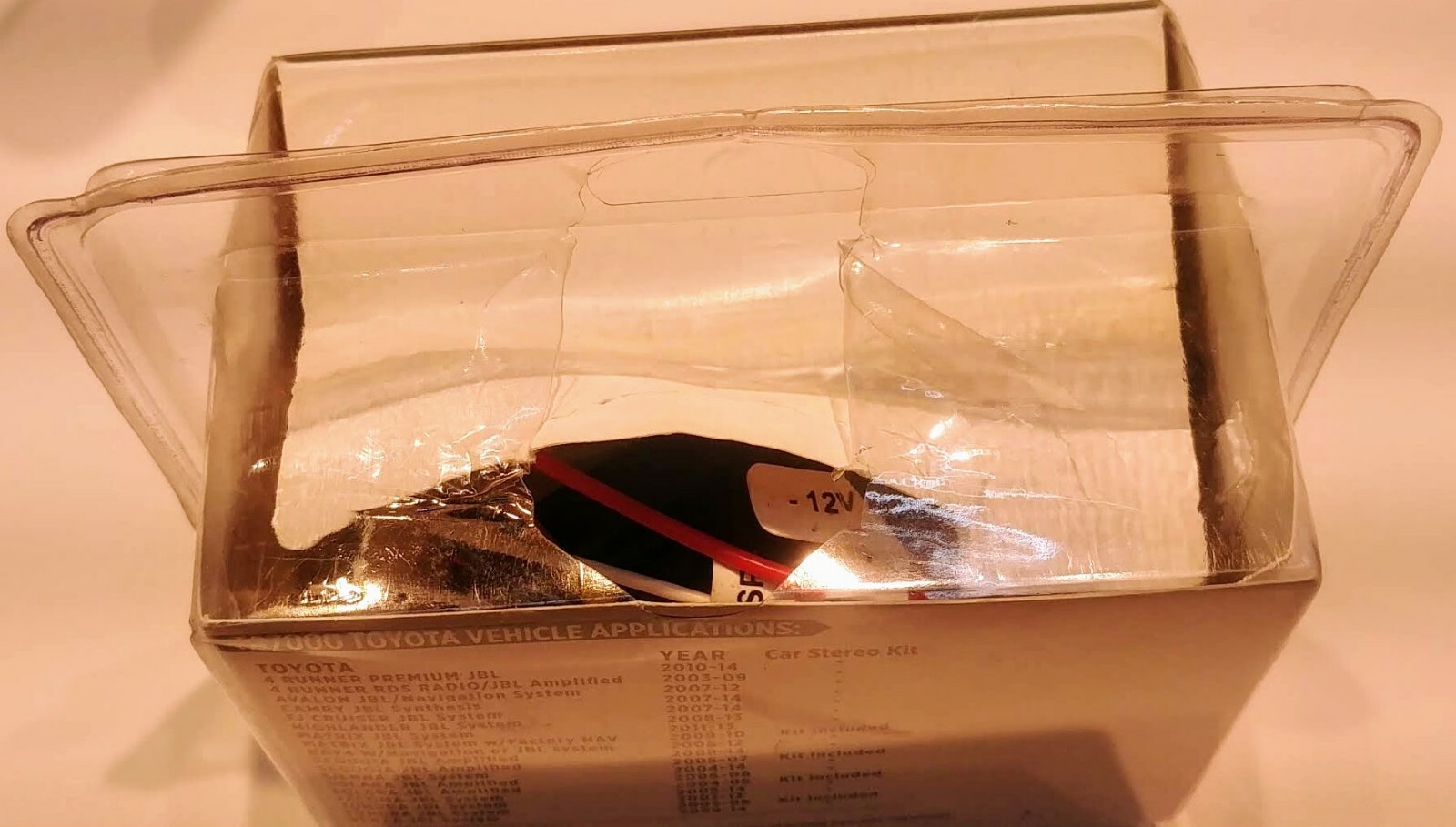 New Scosche Factory Stereo Replacement Interface, TA7000 05-UP TOYOTA, HARNESS