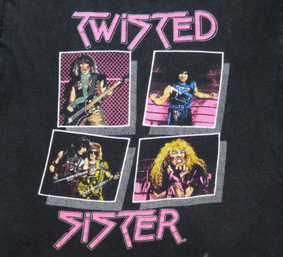 Twisted Sister Band Members Black T-Shirt Cotton All Size
