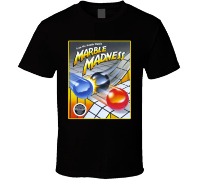 Marble Madness Nes Video Game Cover T Shirt