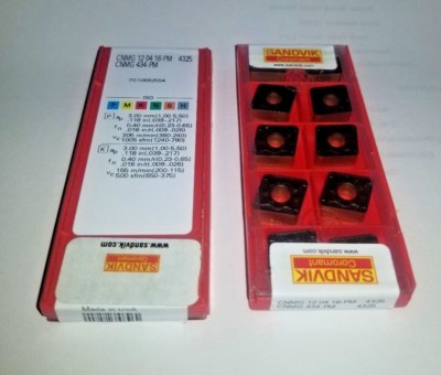 CNMG  434 PM 4325 120416 SANDVIK *** 10 INSERTS ** GENUINE **