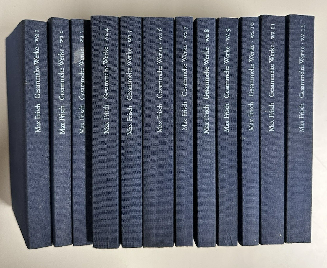 Max Frisch - Gesammelte Werke in zeitlicher Folge - 12 Bnde