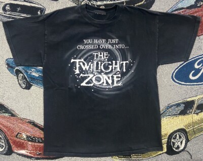 Vintage 90s The Twilight Zone T-Shirt Size Large TV Show Promo