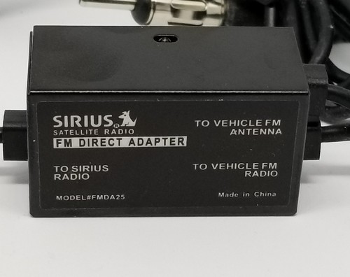 Original Sirius XM FMDA25 FM Direct Adapter for all Sirius XM Radios w/ FM Out