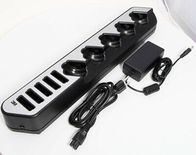 3M PAR G5 Drive Thru 5 Slot Battery Charger +5 Wireless Headset Charge Bays G5F1