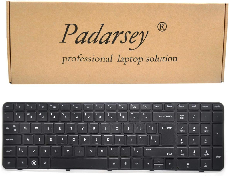 Padarsey Replacement Keyboard with Frame for HP Pavilion G7-